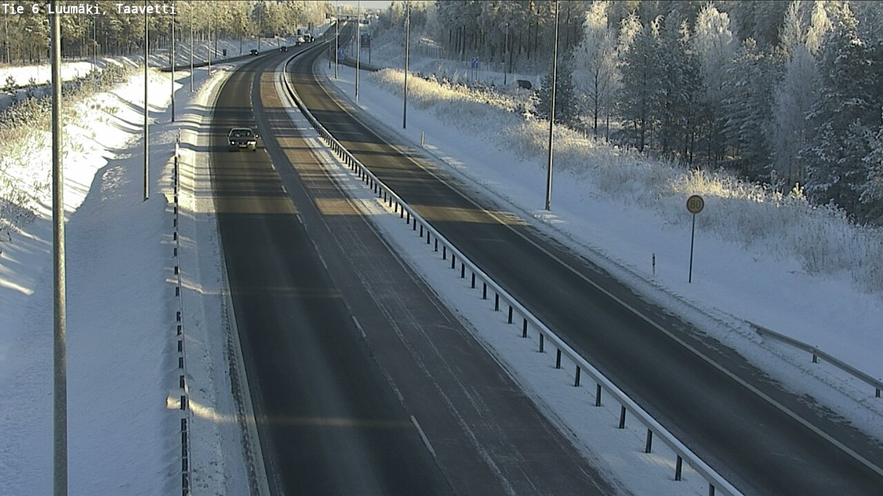 Weather Camera Image Road 6 Luumäki, Taavetti, Luumäki, Etelä-Karjala