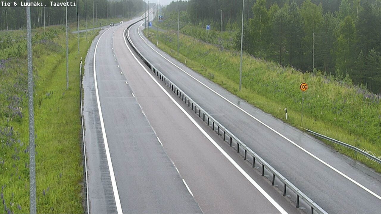 Weather Camera Image Väg 6 Luumäki, Taavetti, Luumäki, Etelä-Karjala