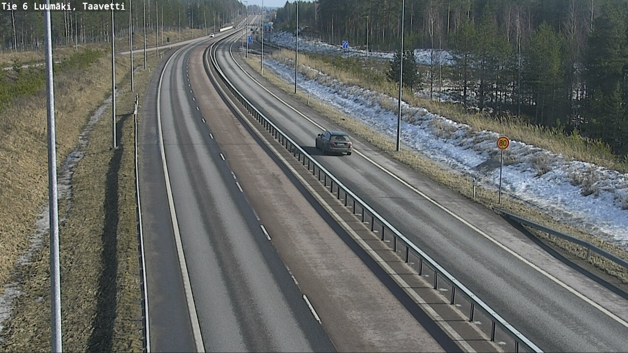 Weather Camera Image Road 6 Luumäki, Taavetti, Luumäki, Etelä-Karjala