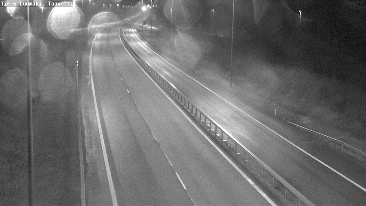 Weather Camera Image Road 6 Luumäki, Taavetti, Luumäki, Etelä-Karjala