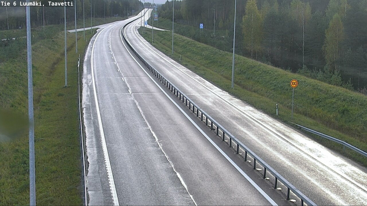 Weather Camera Image Väg 6 Luumäki, Taavetti, Luumäki, Etelä-Karjala