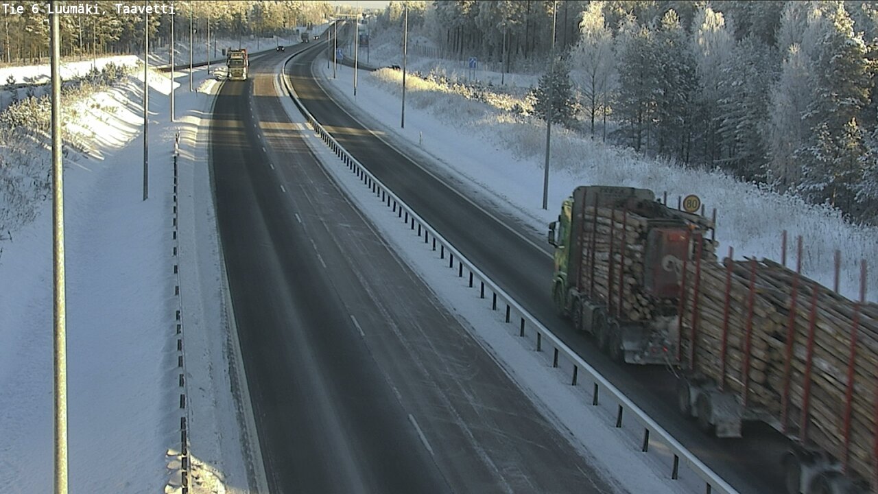 Weather Camera Image Road 6 Luumäki, Taavetti, Luumäki, Etelä-Karjala