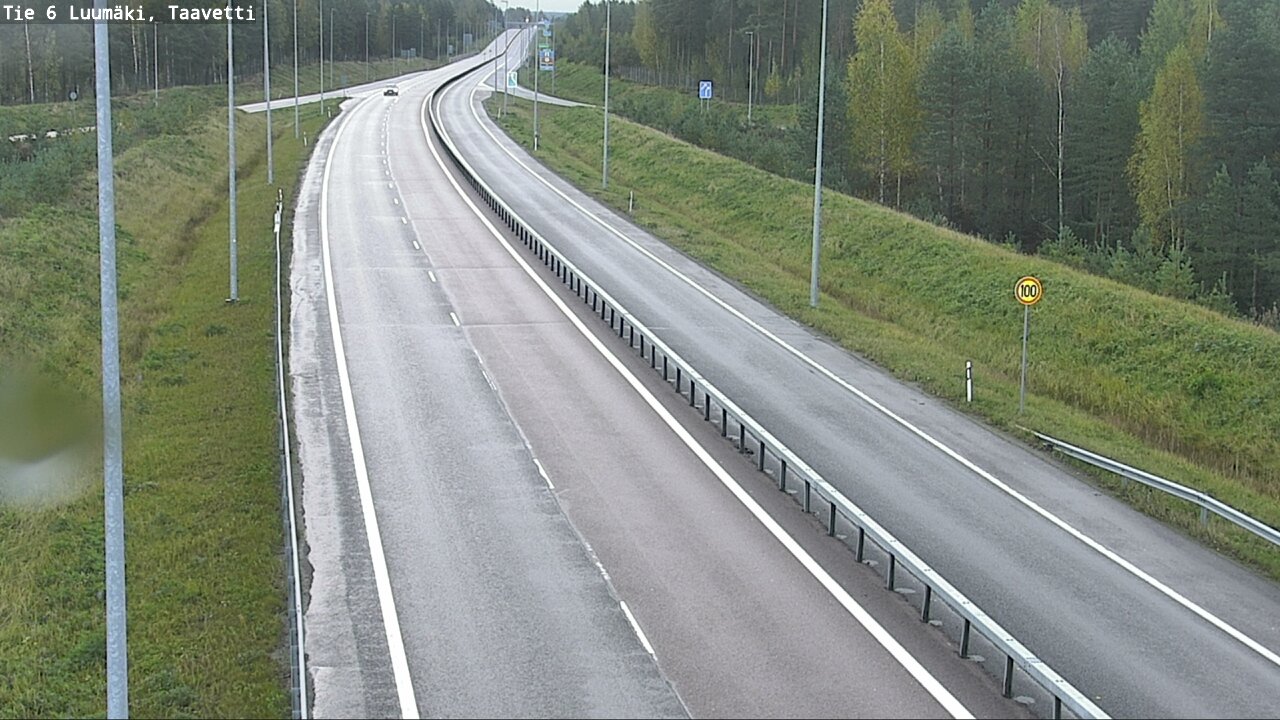 Weather Camera Image Väg 6 Luumäki, Taavetti, Luumäki, Etelä-Karjala