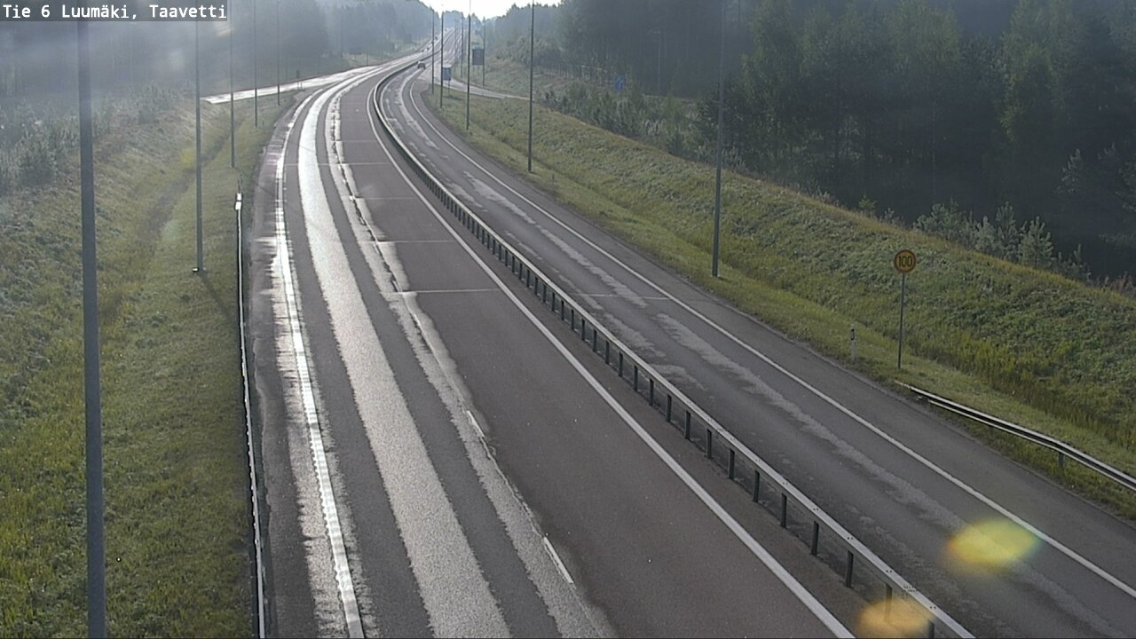 Weather Camera Image Road 6 Luumäki, Taavetti, Luumäki, Etelä-Karjala