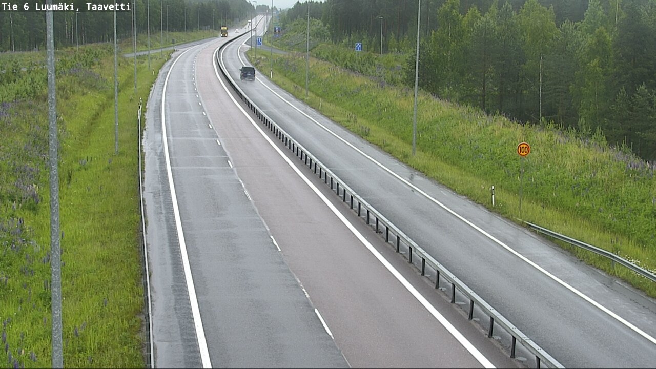 Weather Camera Image Väg 6 Luumäki, Taavetti, Luumäki, Etelä-Karjala