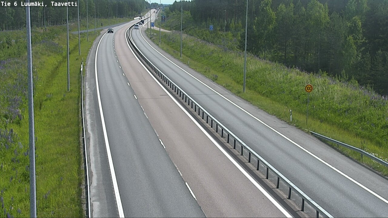 Kelikamerat Kuva Tie 6 Luumäki, Taavetti, Luumäki, Etelä-Karjala