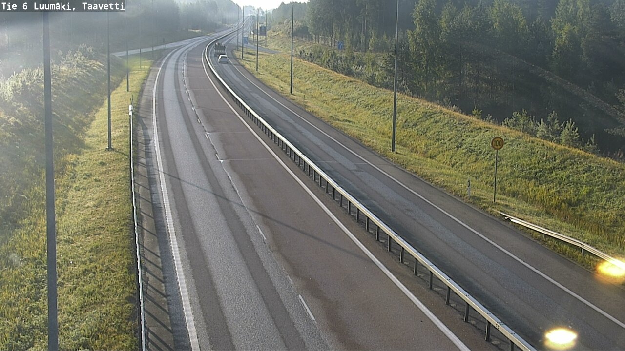 Weather Camera Image Road 6 Luumäki, Taavetti, Luumäki, Etelä-Karjala