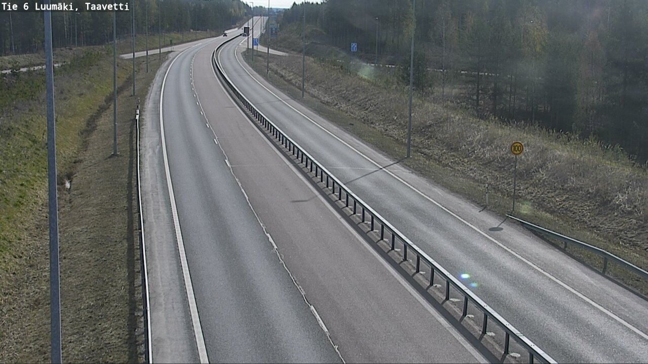 Weather Camera Image Road 6 Luumäki, Taavetti, Luumäki, Etelä-Karjala