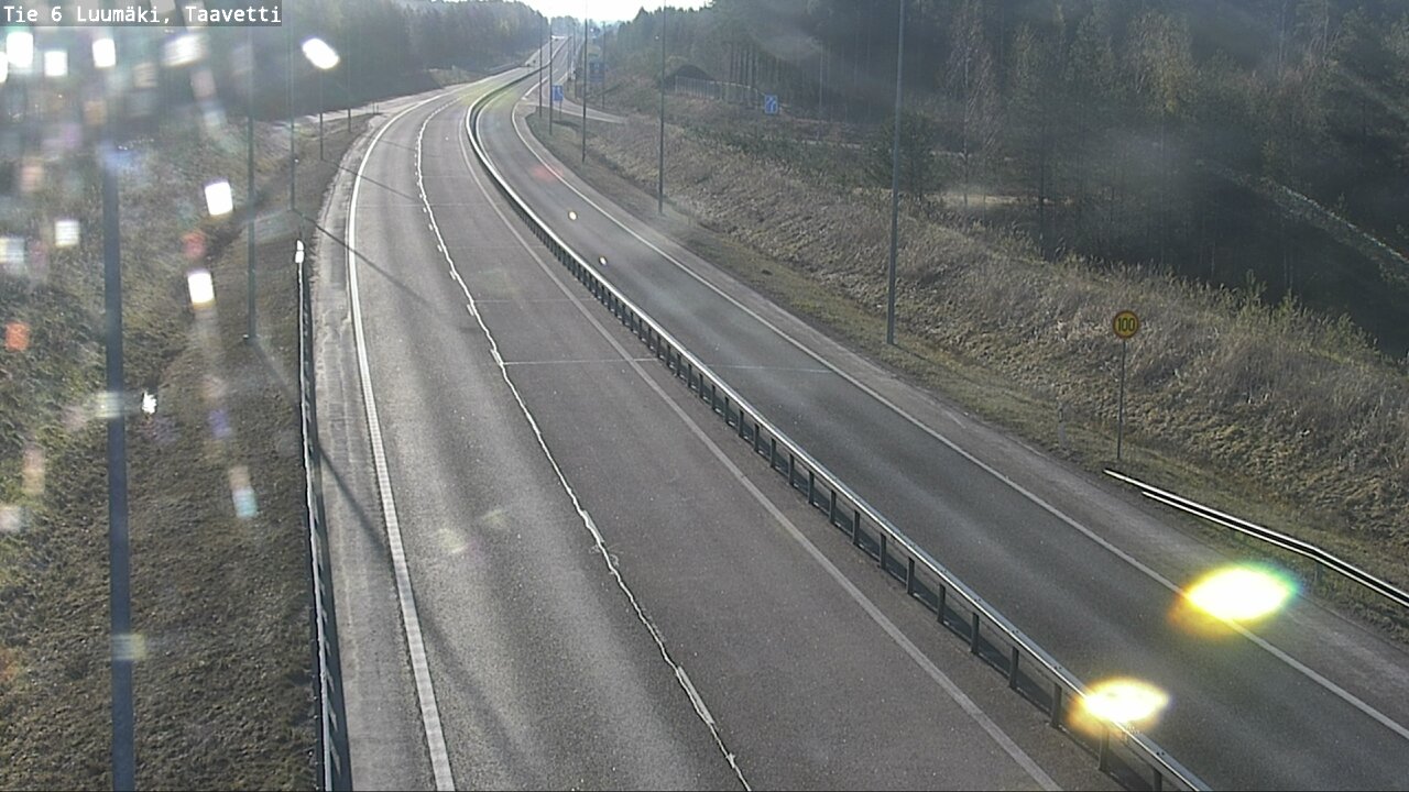 Weather Camera Image Road 6 Luumäki, Taavetti, Luumäki, Etelä-Karjala