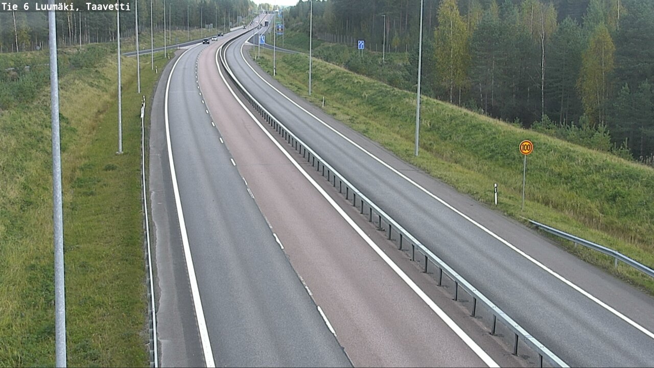 Weather Camera Image Road 6 Luumäki, Taavetti, Luumäki, Etelä-Karjala