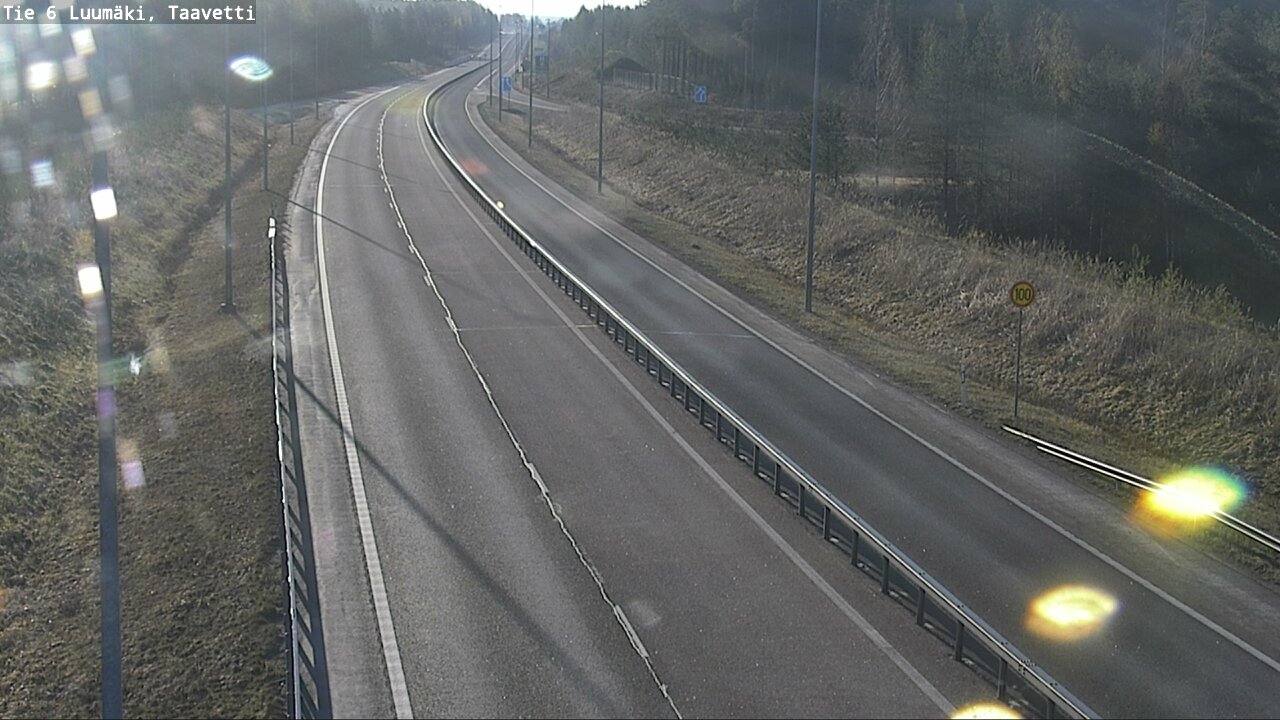 Weather Camera Image Road 6 Luumäki, Taavetti, Luumäki, Etelä-Karjala