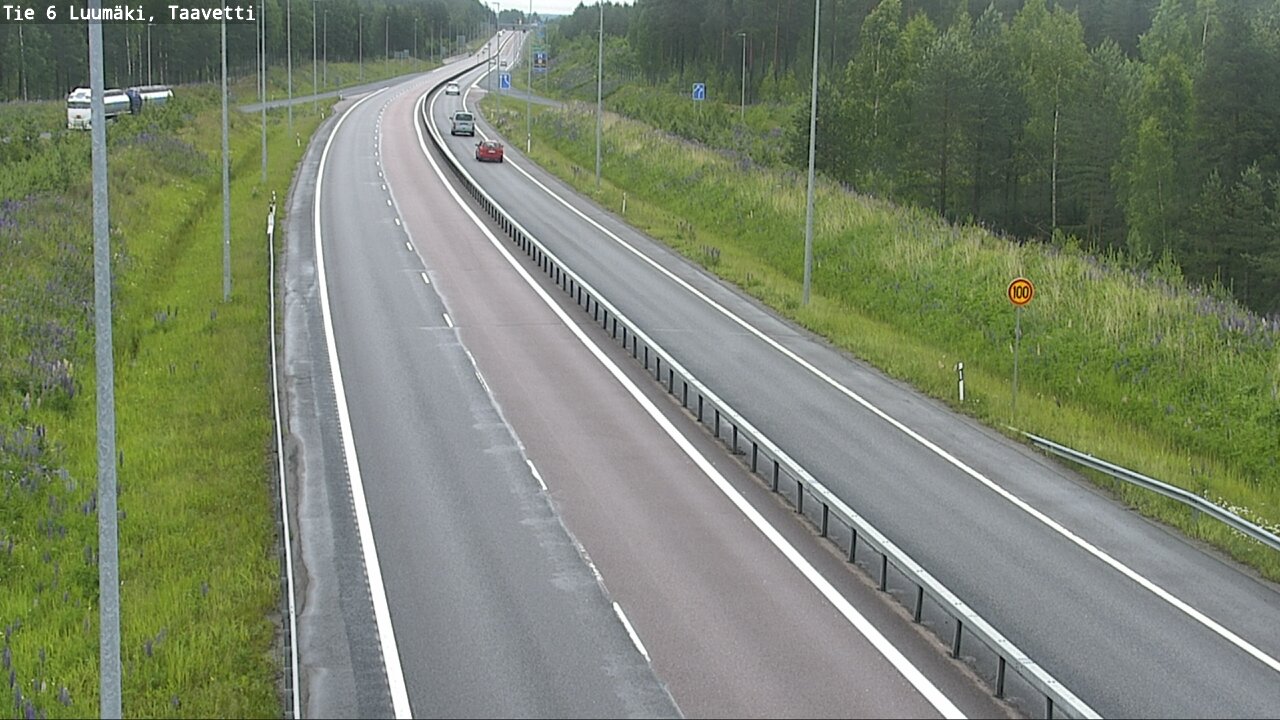 Weather Camera Image Road 6 Luumäki, Taavetti, Luumäki, Etelä-Karjala