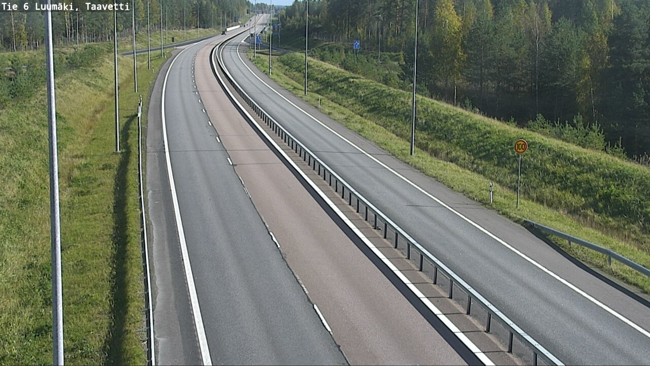 Weather Camera Image Road 6 Luumäki, Taavetti, Luumäki, Etelä-Karjala