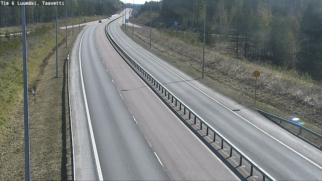 Weather Camera Image Road 6 Luumäki, Taavetti, Luumäki, Etelä-Karjala