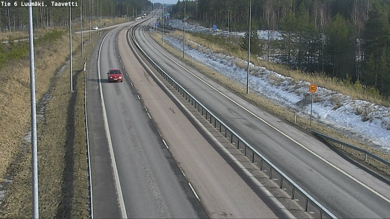 Weather Camera Image Road 6 Luumäki, Taavetti, Luumäki, Etelä-Karjala