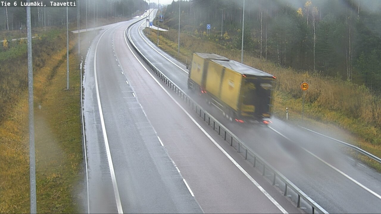Weather Camera Image Väg 6 Luumäki, Taavetti, Luumäki, Etelä-Karjala