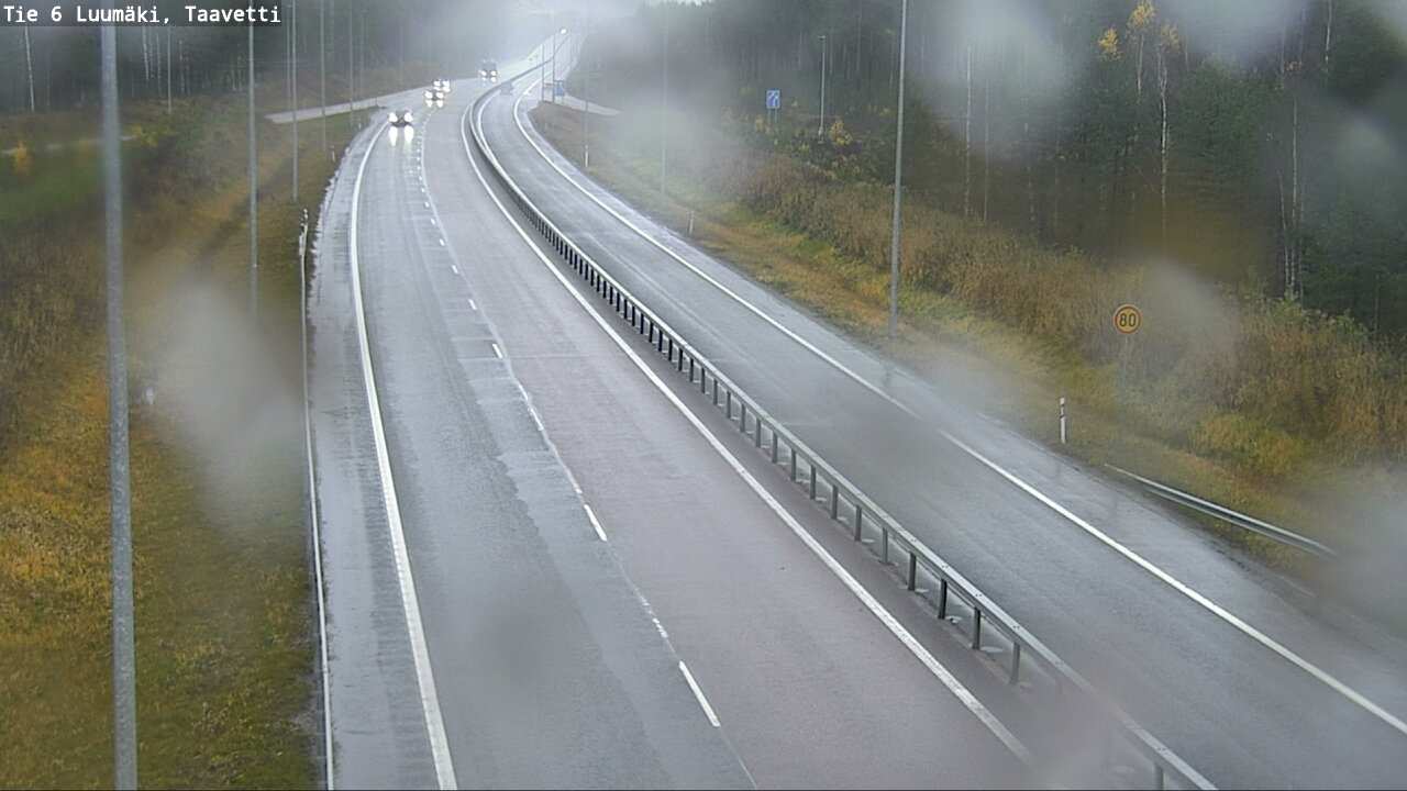 Weather Camera Image Road 6 Luumäki, Taavetti, Luumäki, Etelä-Karjala