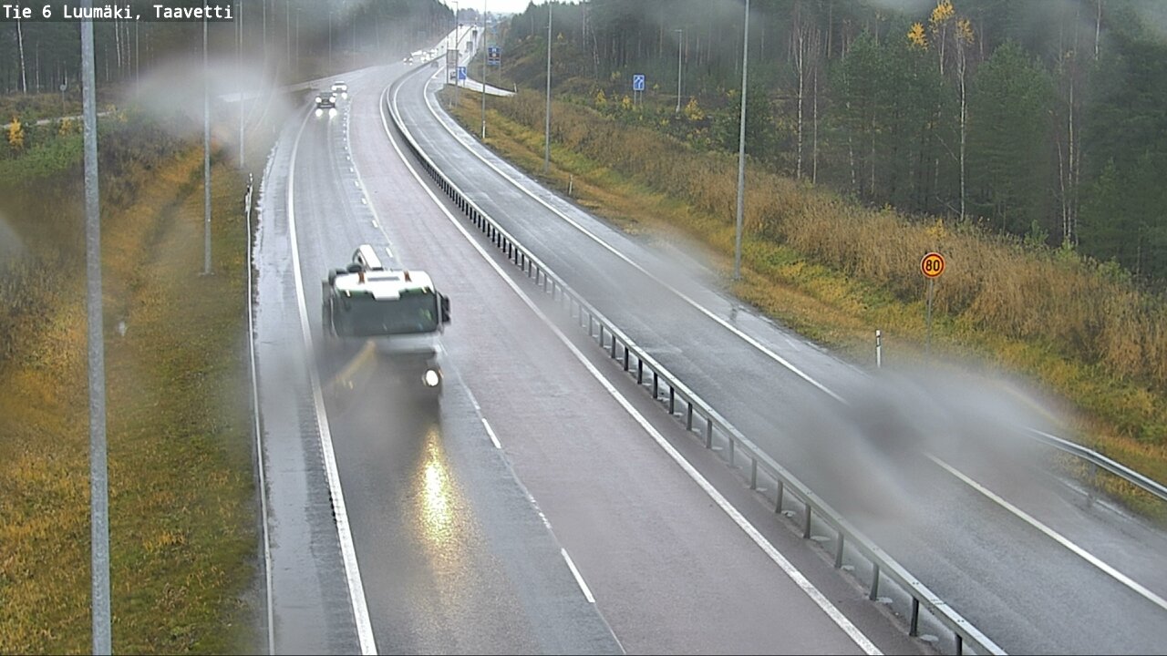 Weather Camera Image Väg 6 Luumäki, Taavetti, Luumäki, Etelä-Karjala