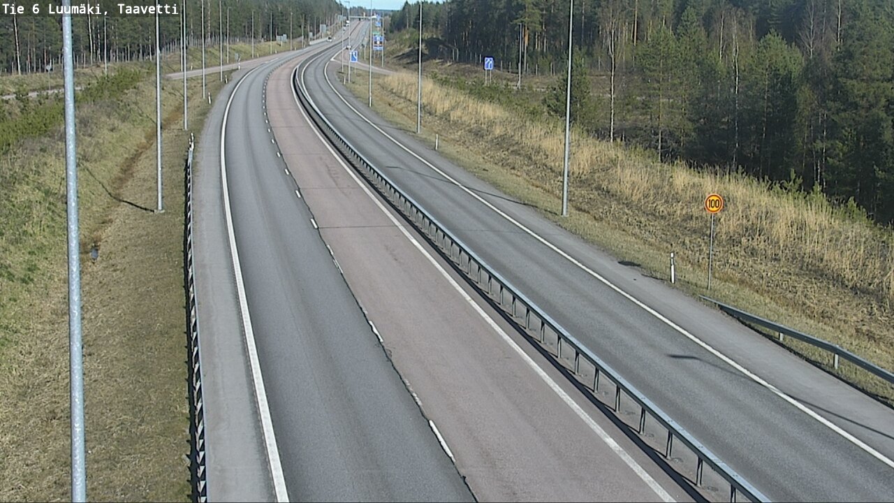 Weather Camera Image Road 6 Luumäki, Taavetti, Luumäki, Etelä-Karjala