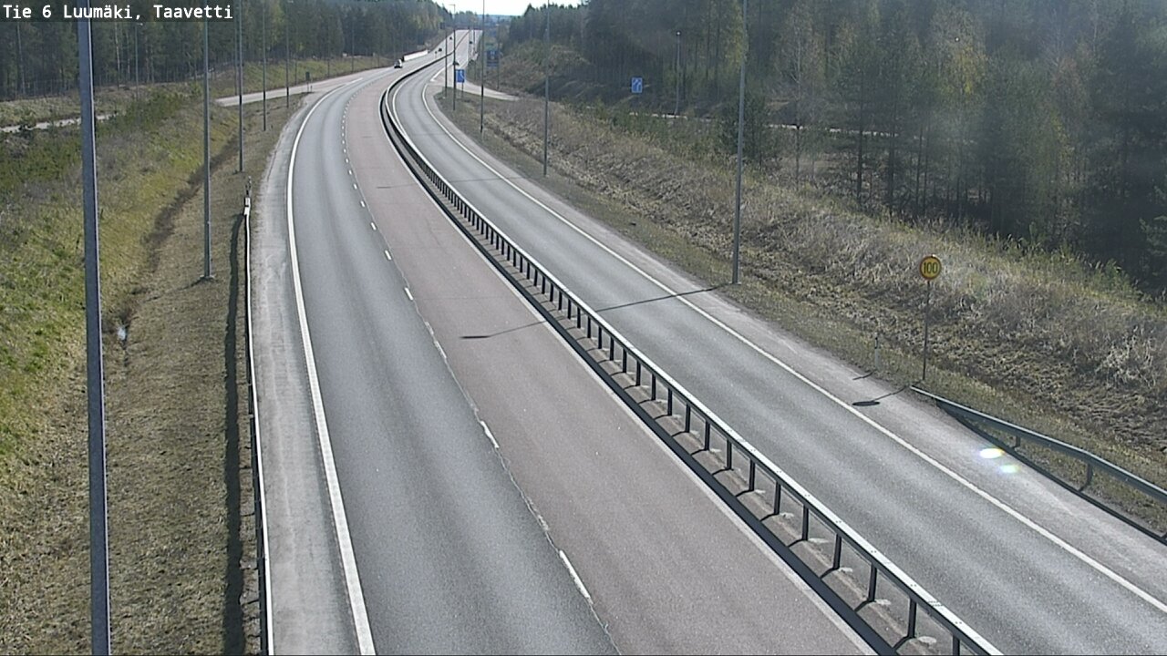 Weather Camera Image Road 6 Luumäki, Taavetti, Luumäki, Etelä-Karjala