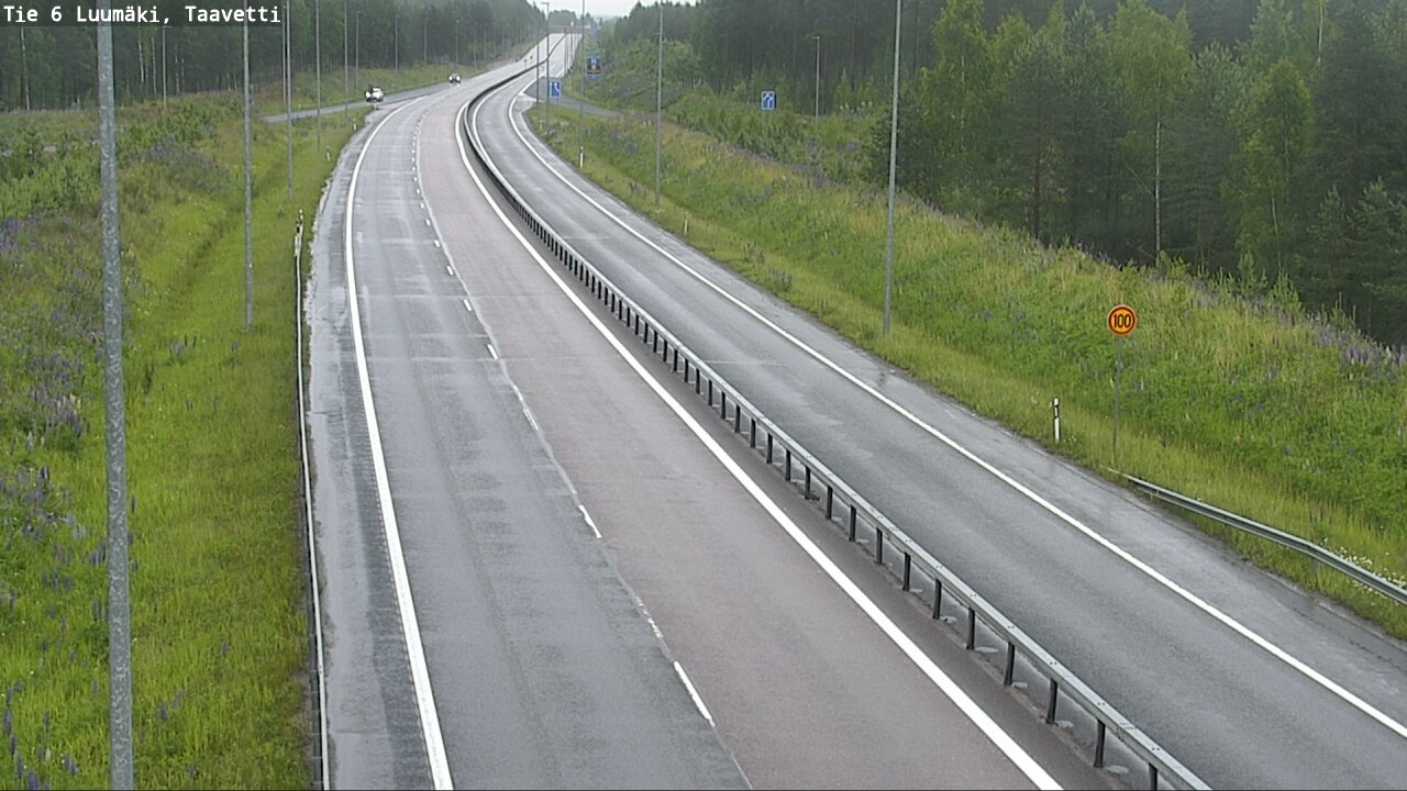 Weather Camera Image Väg 6 Luumäki, Taavetti, Luumäki, Etelä-Karjala