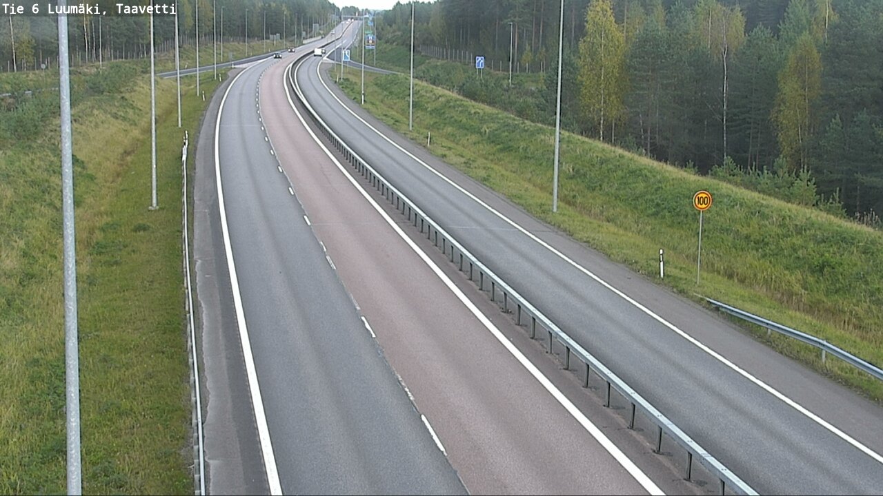 Weather Camera Image Road 6 Luumäki, Taavetti, Luumäki, Etelä-Karjala