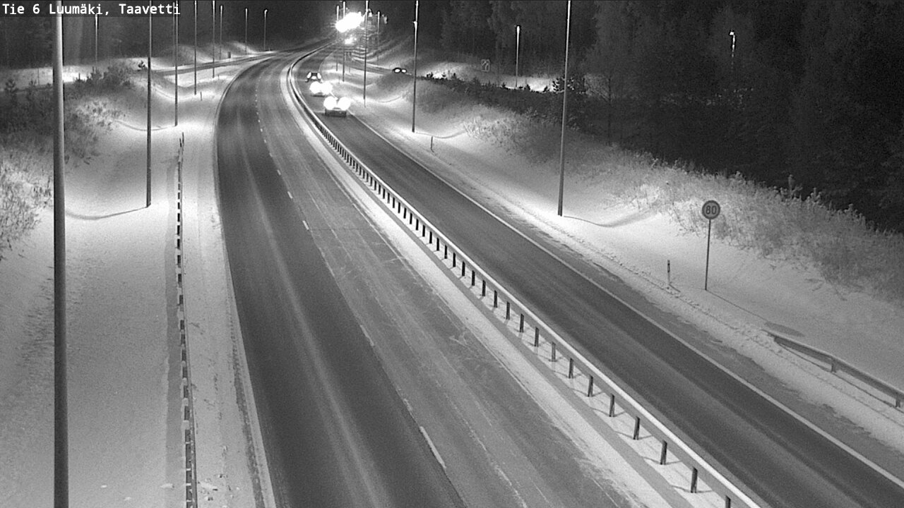 Weather Camera Image Väg 6 Luumäki, Taavetti, Luumäki, Etelä-Karjala