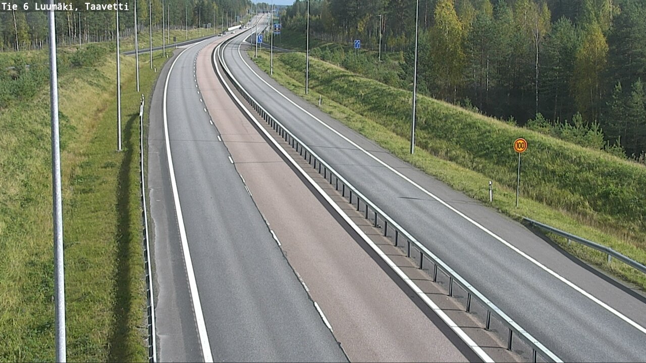 Weather Camera Image Road 6 Luumäki, Taavetti, Luumäki, Etelä-Karjala
