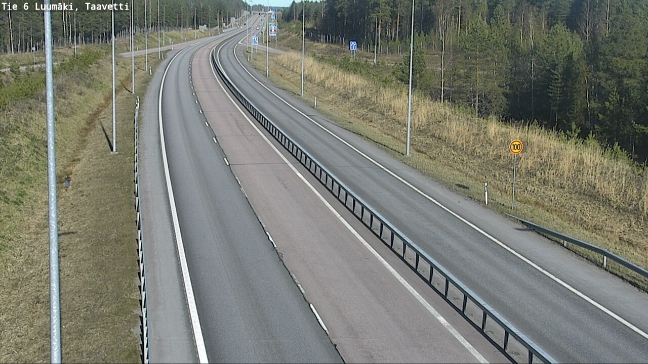 Weather Camera Image Road 6 Luumäki, Taavetti, Luumäki, Etelä-Karjala