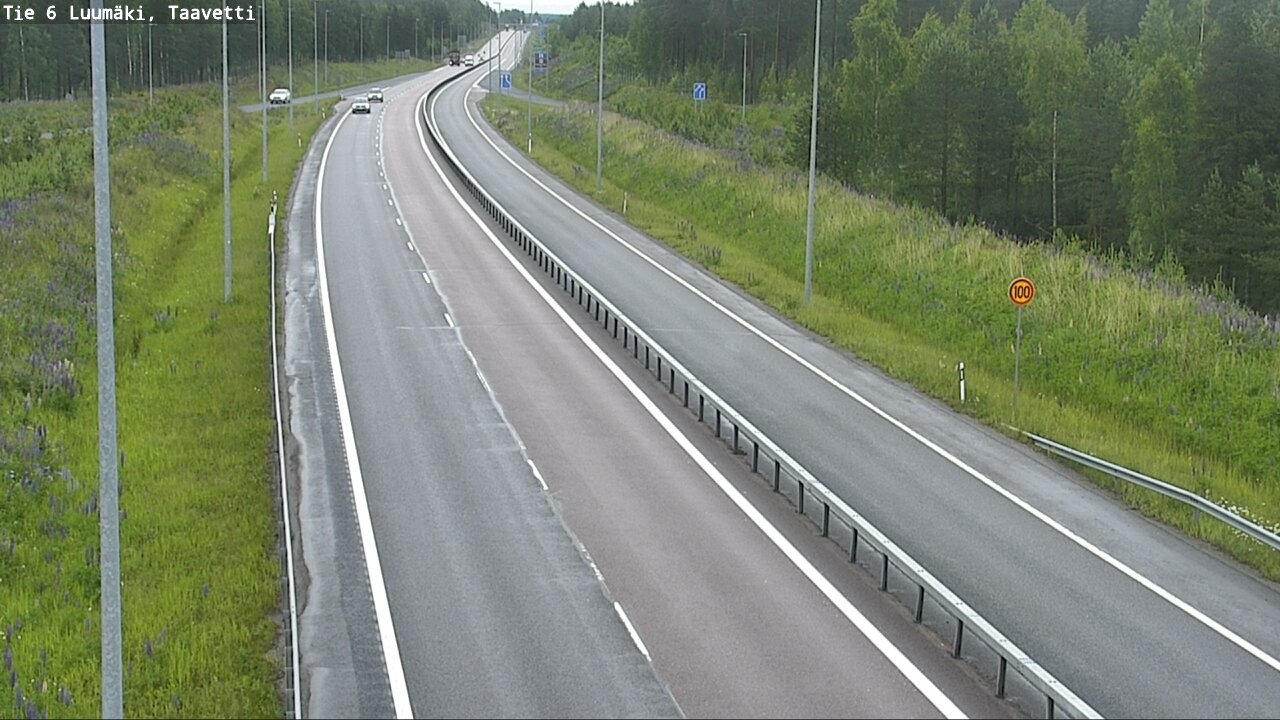 Weather Camera Image Road 6 Luumäki, Taavetti, Luumäki, Etelä-Karjala