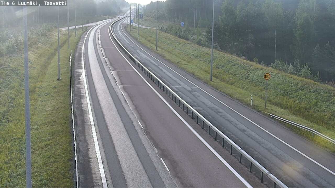 Weather Camera Image Road 6 Luumäki, Taavetti, Luumäki, Etelä-Karjala