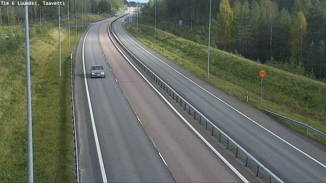 Weather Camera Image Road 6 Luumäki, Taavetti, Luumäki, Etelä-Karjala