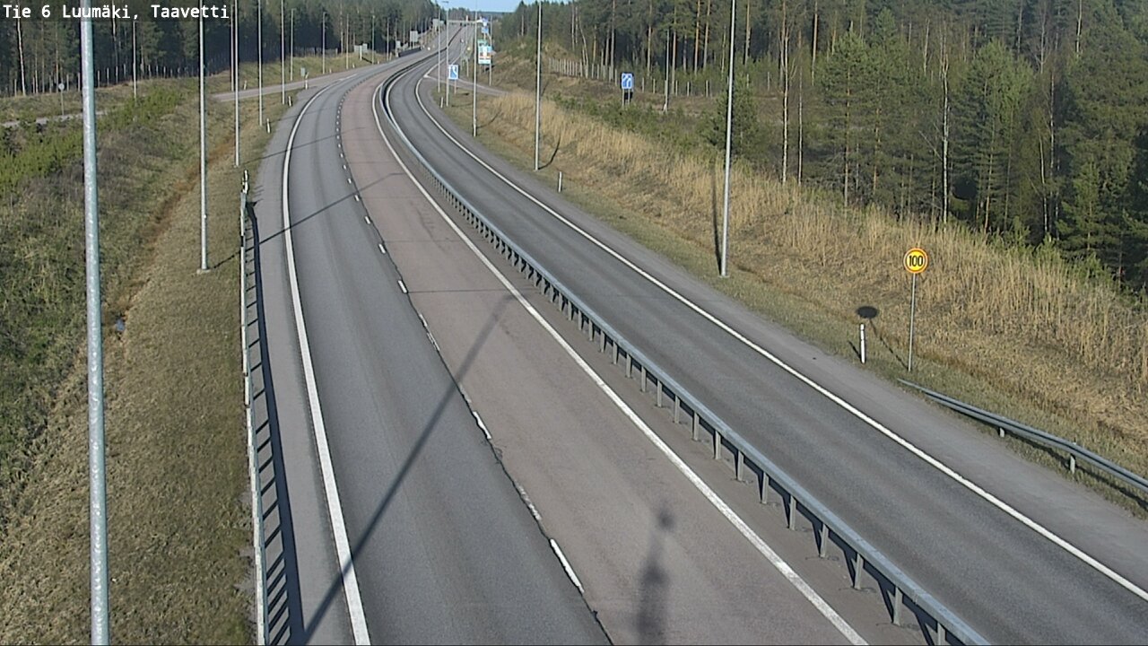 Weather Camera Image Road 6 Luumäki, Taavetti, Luumäki, Etelä-Karjala