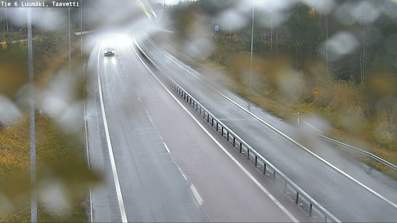 Weather Camera Image Road 6 Luumäki, Taavetti, Luumäki, Etelä-Karjala