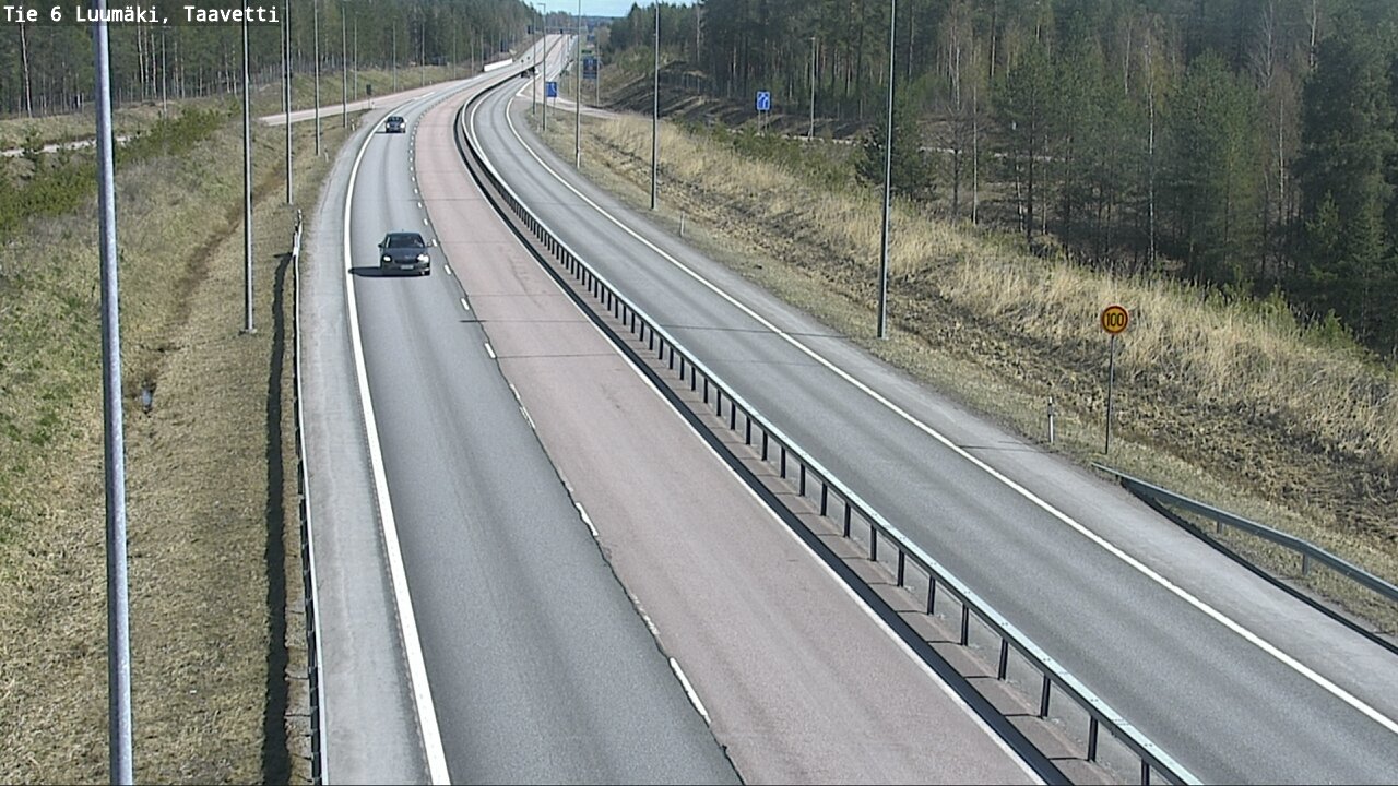 Weather Camera Image Road 6 Luumäki, Taavetti, Luumäki, Etelä-Karjala