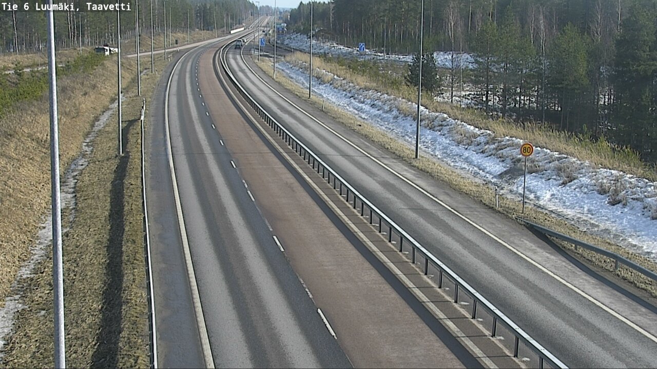 Weather Camera Image Road 6 Luumäki, Taavetti, Luumäki, Etelä-Karjala