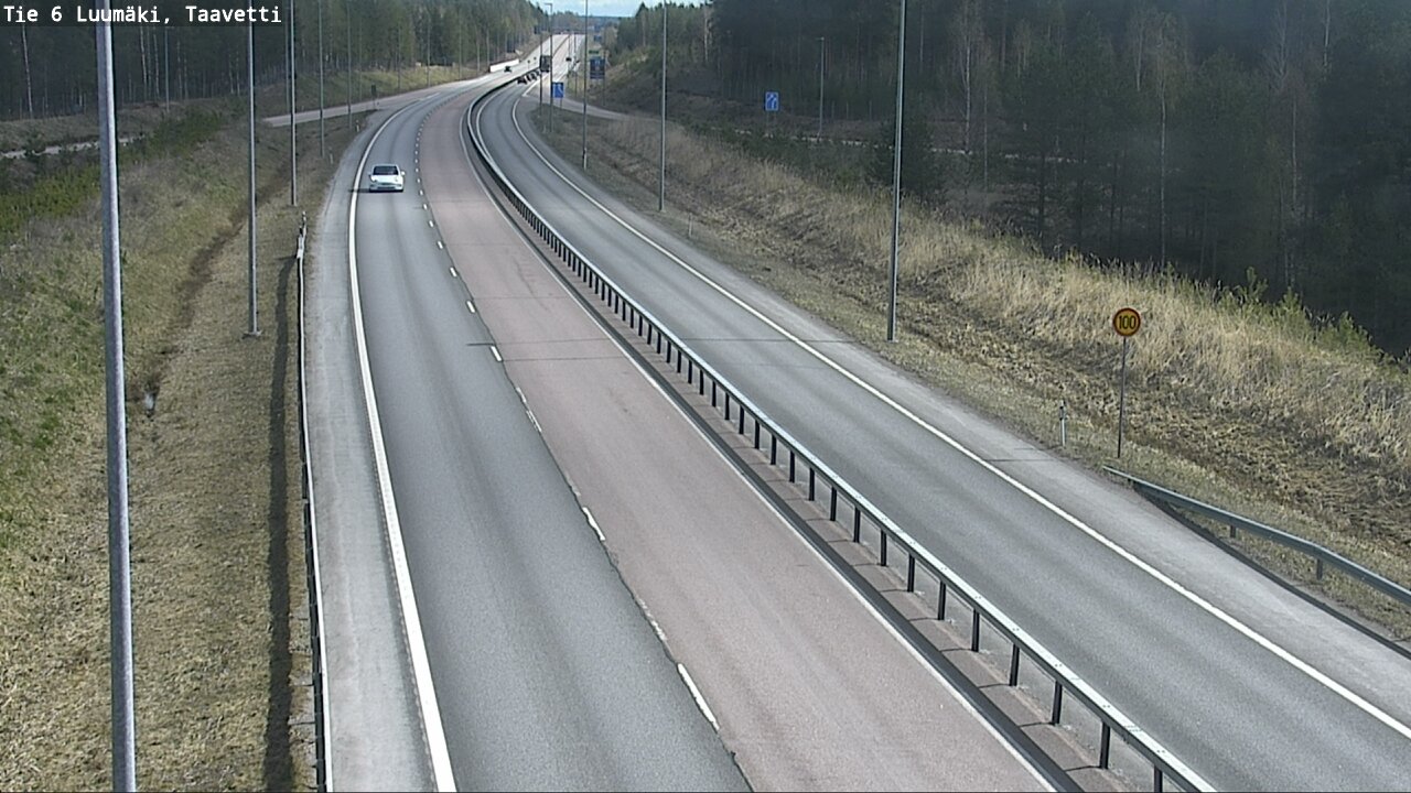 Weather Camera Image Road 6 Luumäki, Taavetti, Luumäki, Etelä-Karjala