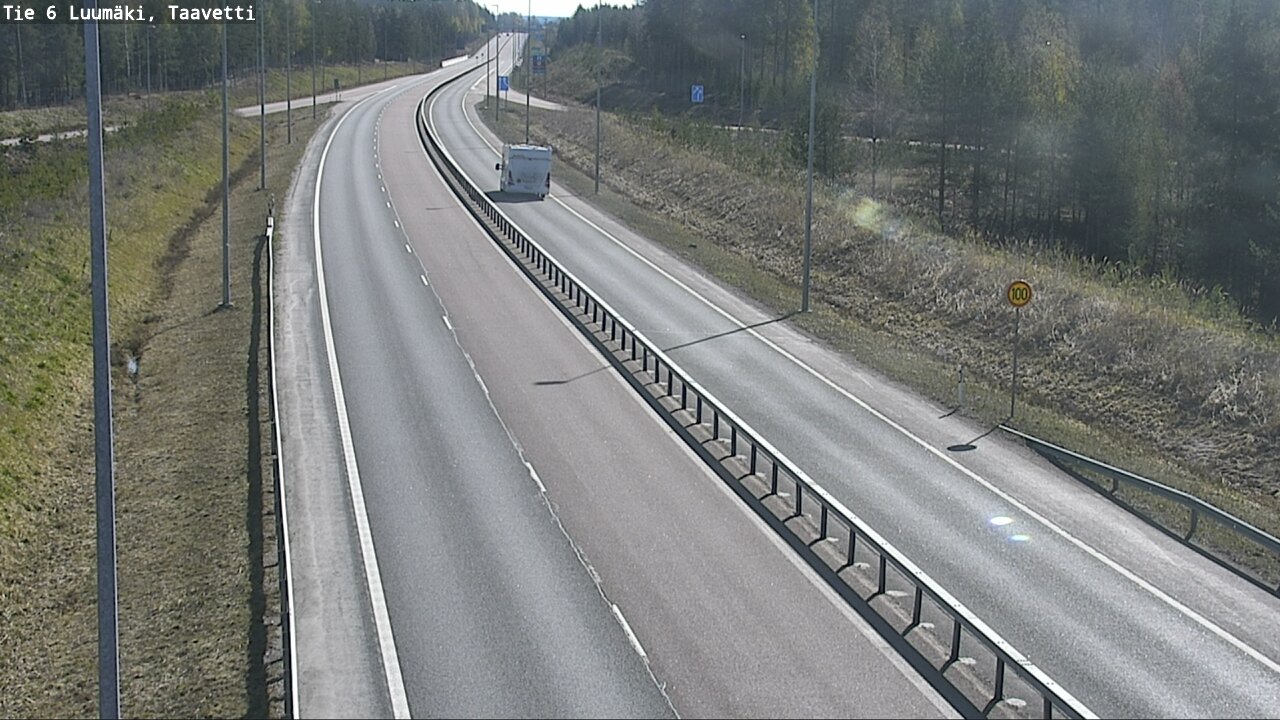 Weather Camera Image Road 6 Luumäki, Taavetti, Luumäki, Etelä-Karjala