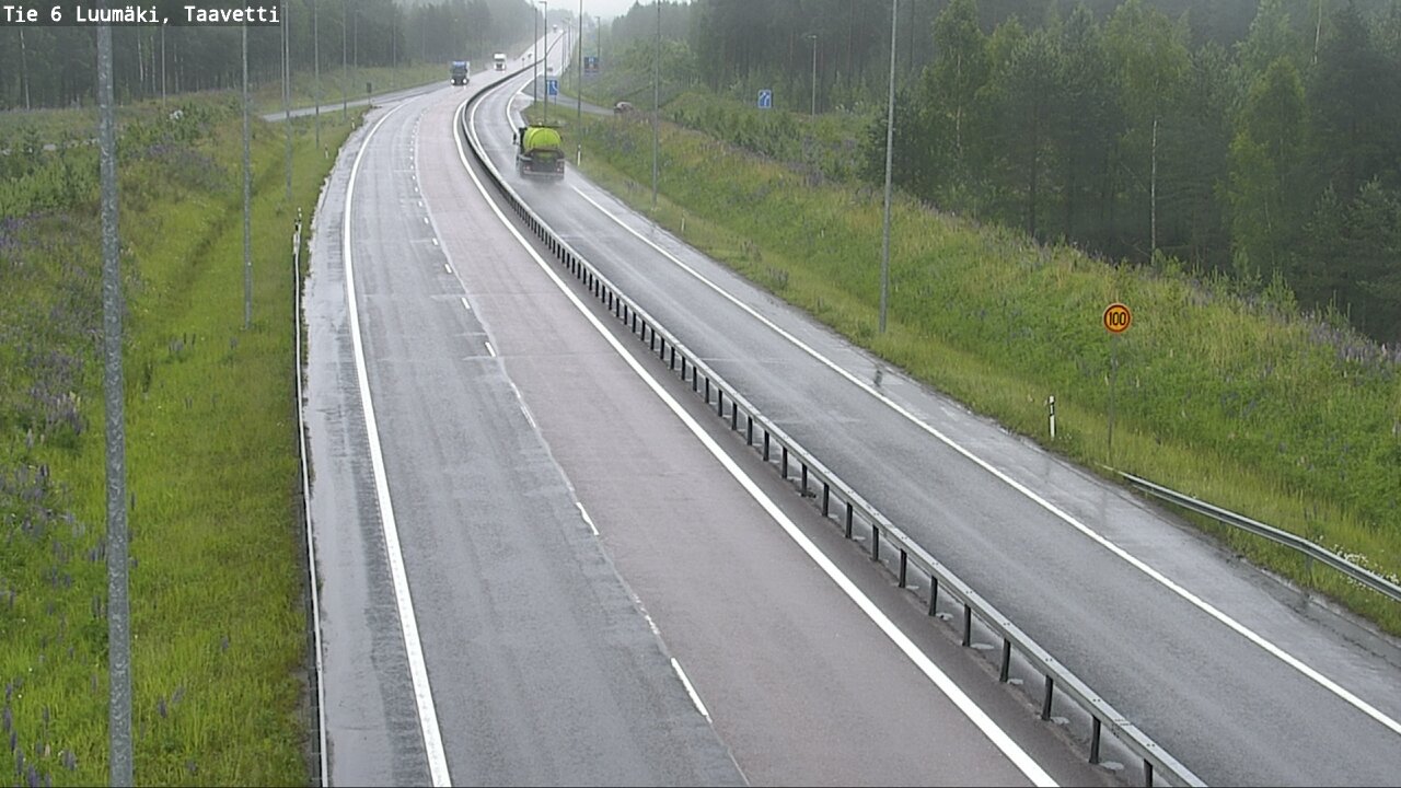 Weather Camera Image Väg 6 Luumäki, Taavetti, Luumäki, Etelä-Karjala