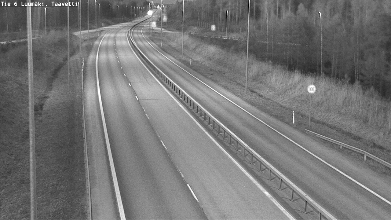 Weather Camera Image Road 6 Luumäki, Taavetti, Luumäki, Etelä-Karjala