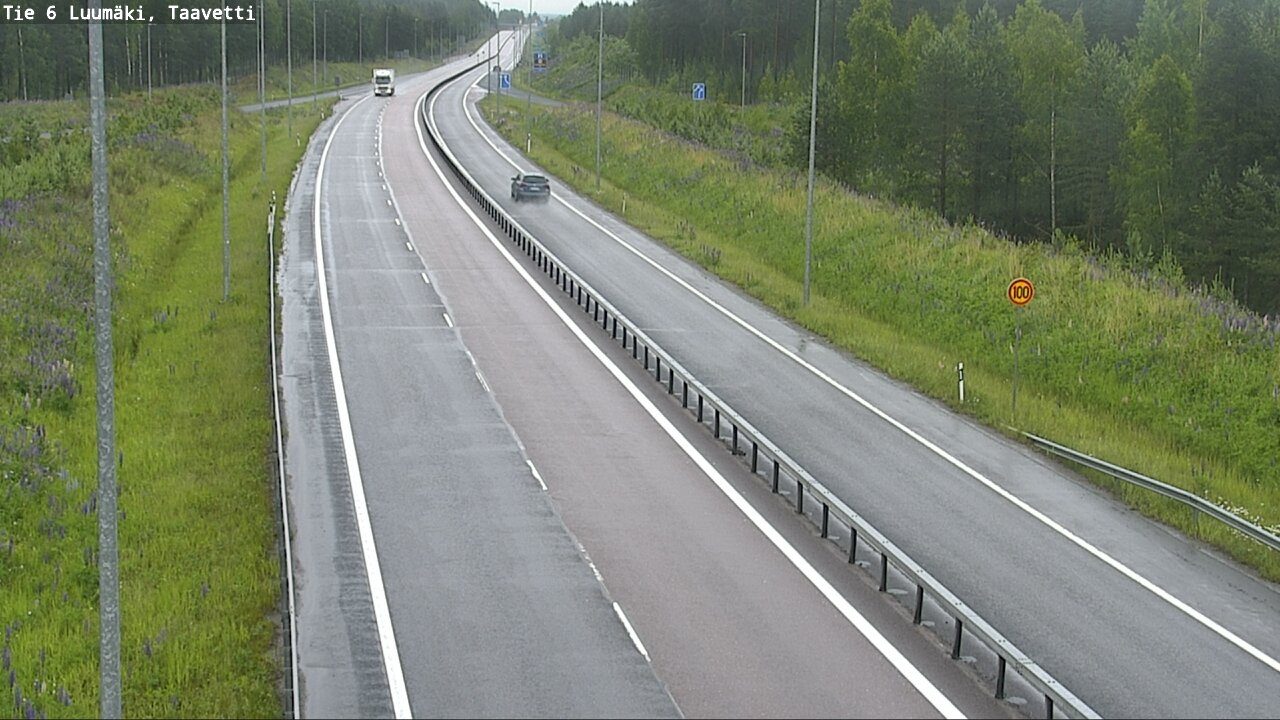 Weather Camera Image Väg 6 Luumäki, Taavetti, Luumäki, Etelä-Karjala