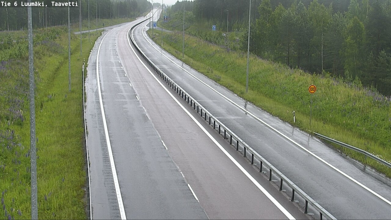 Weather Camera Image Väg 6 Luumäki, Taavetti, Luumäki, Etelä-Karjala