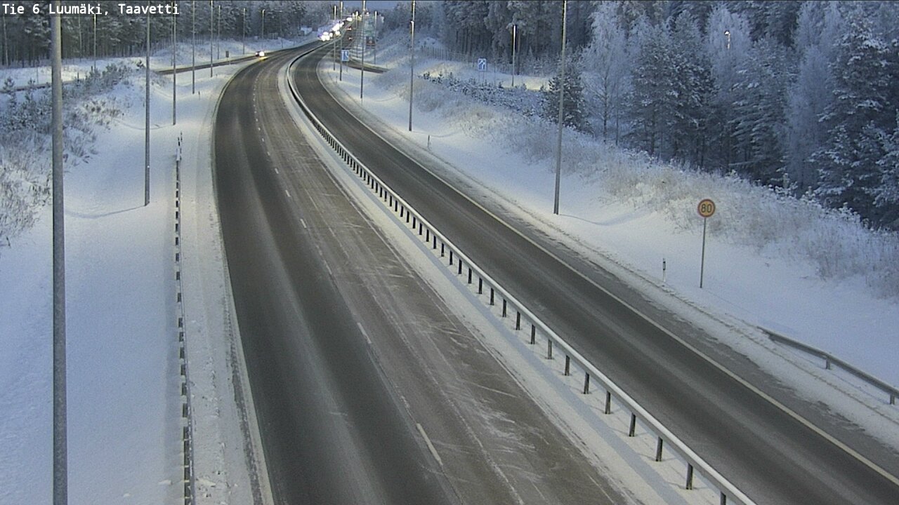 Weather Camera Image Väg 6 Luumäki, Taavetti, Luumäki, Etelä-Karjala