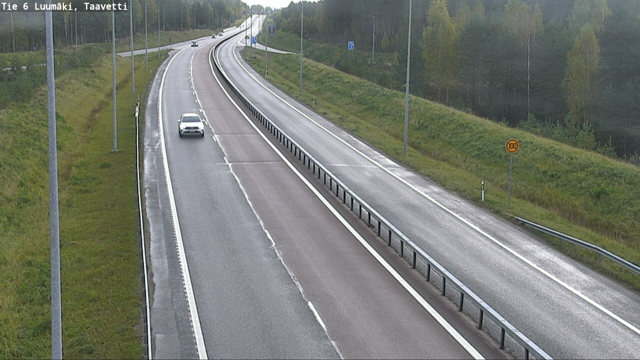 Weather Camera Image Väg 6 Luumäki, Taavetti, Luumäki, Etelä-Karjala