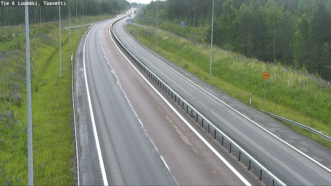 Weather Camera Image Road 6 Luumäki, Taavetti, Luumäki, Etelä-Karjala