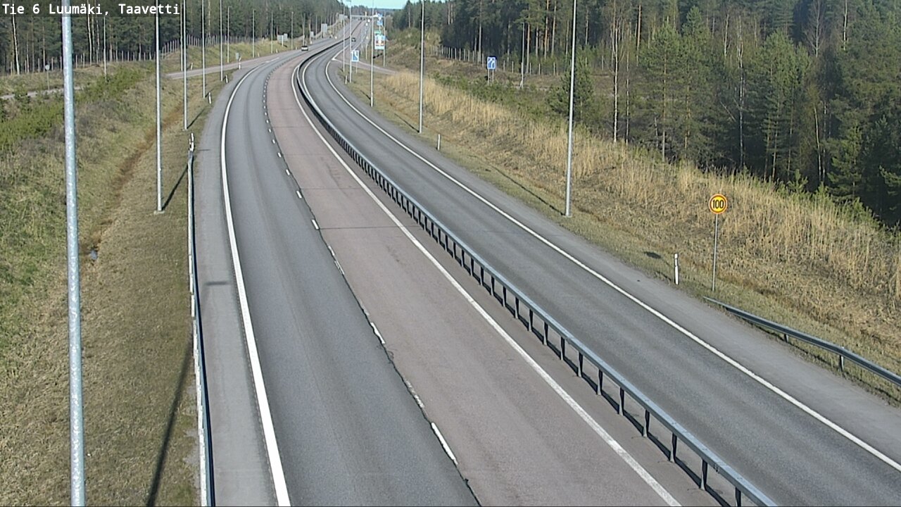 Weather Camera Image Road 6 Luumäki, Taavetti, Luumäki, Etelä-Karjala
