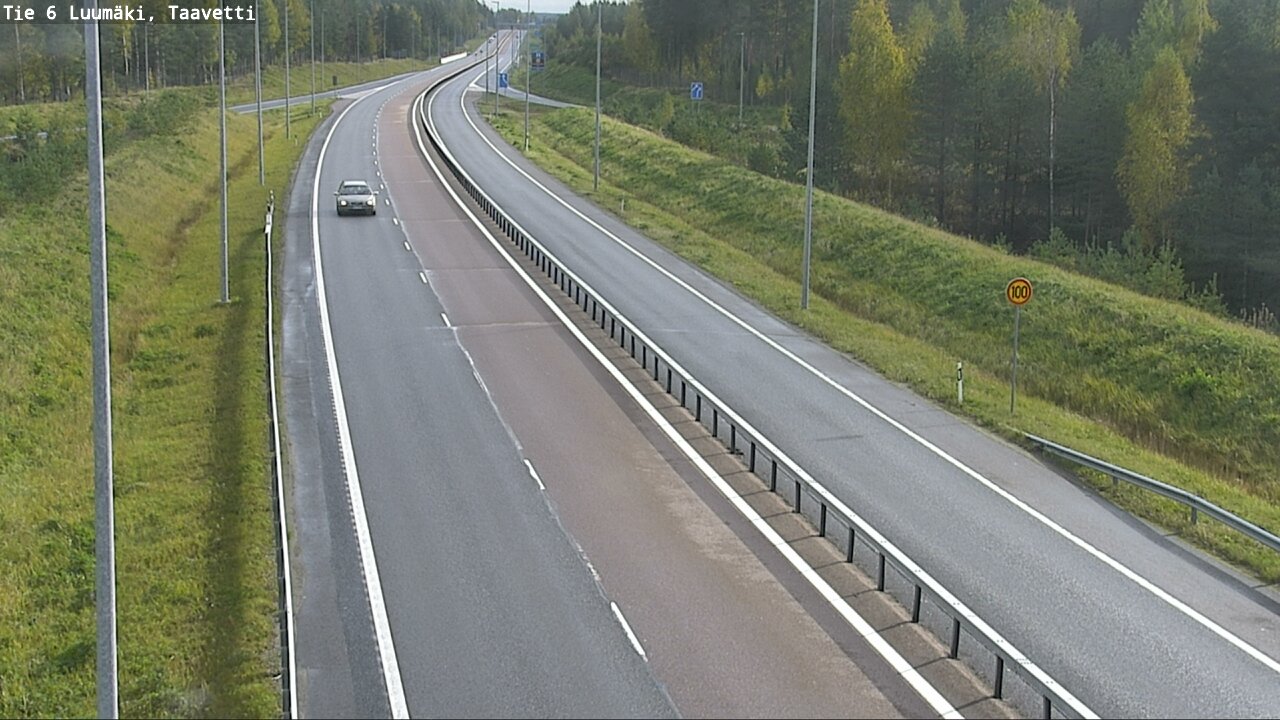 Weather Camera Image Road 6 Luumäki, Taavetti, Luumäki, Etelä-Karjala