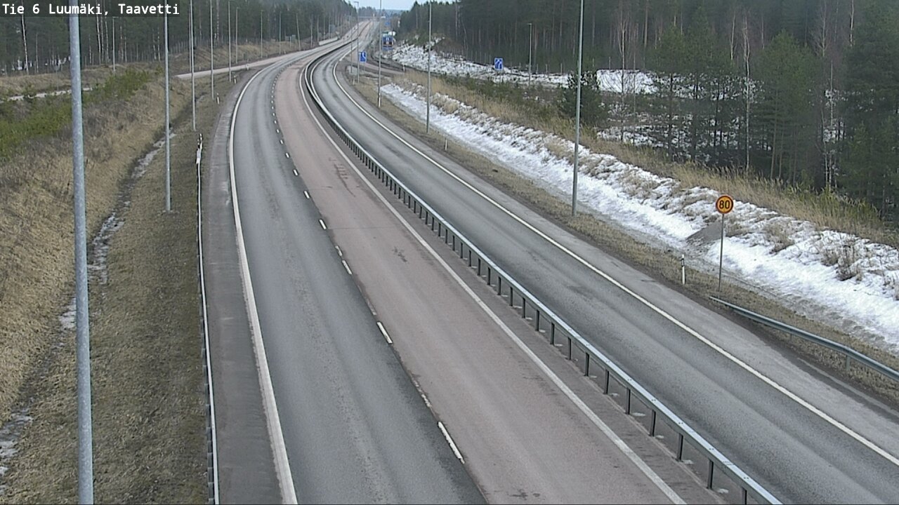 Weather Camera Image Road 6 Luumäki, Taavetti, Luumäki, Etelä-Karjala