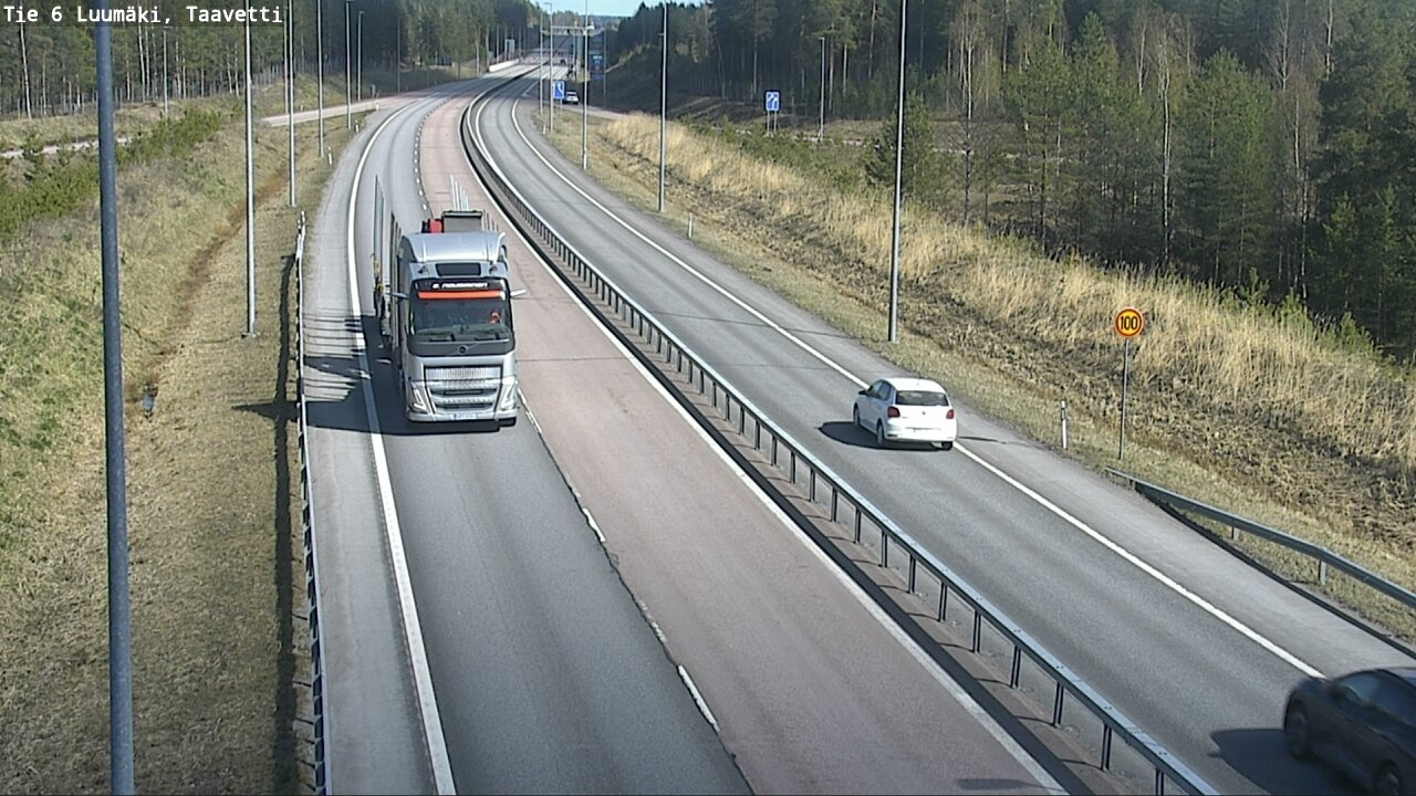 Weather Camera Image Road 6 Luumäki, Taavetti, Luumäki, Etelä-Karjala