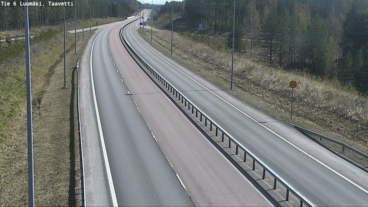 Weather Camera Image Road 6 Luumäki, Taavetti, Luumäki, Etelä-Karjala